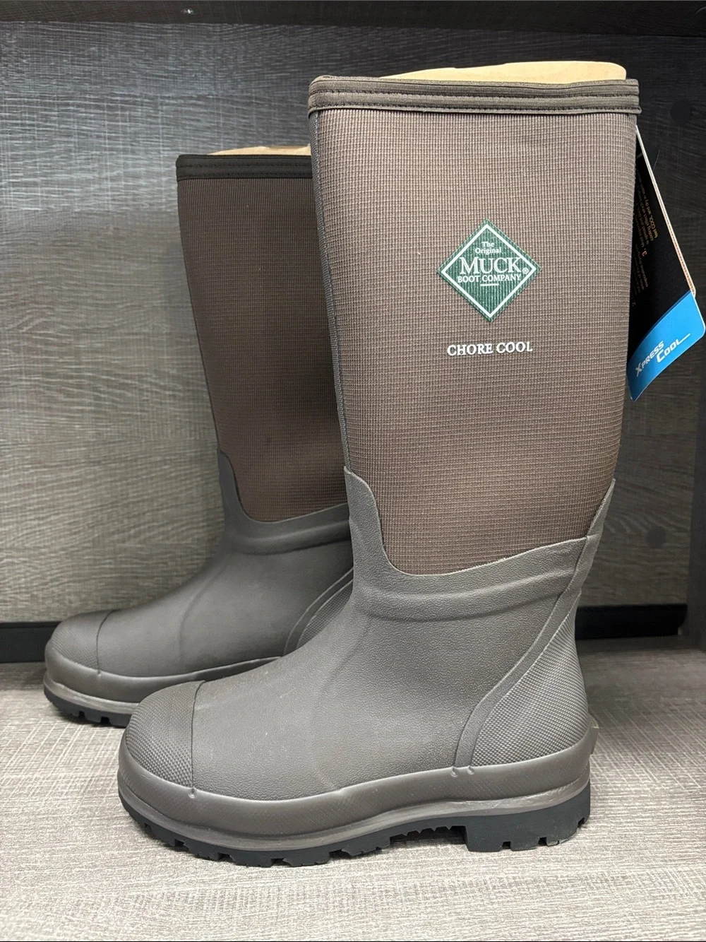 Unisex Chore Cool High All Conditions Work Boot (Brown) - Men's 5/Wm's 6